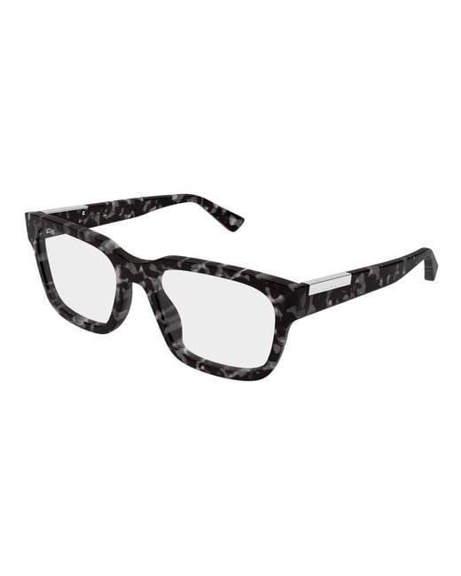 Gucci Black Gg1961O 002 Optical Frames Acetate Transparent Squared for men