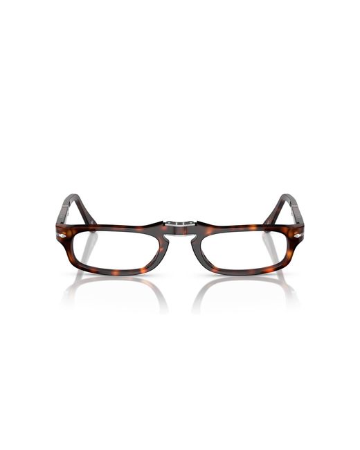Persol Black Po2886V 24 Optical Frames Acetate Transparent Squared Normal for men