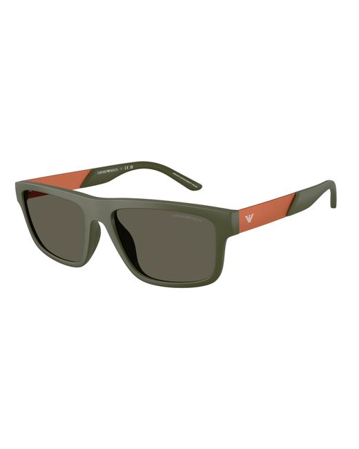 Emporio Armani Black Ea4244U 618471 Sunglasses Injected Squared Normal for men