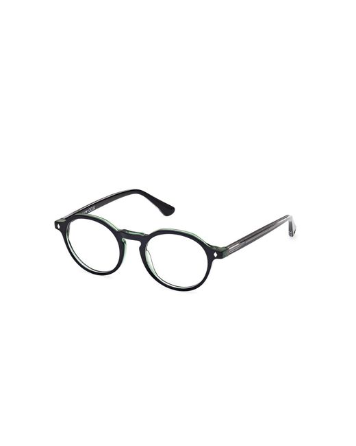 Web Black We5440 005 Optical Frames Acetate Round Normal