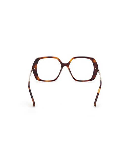 Max Mara Black Mm5175 052 Optical Frames Acetate Geometric Normal