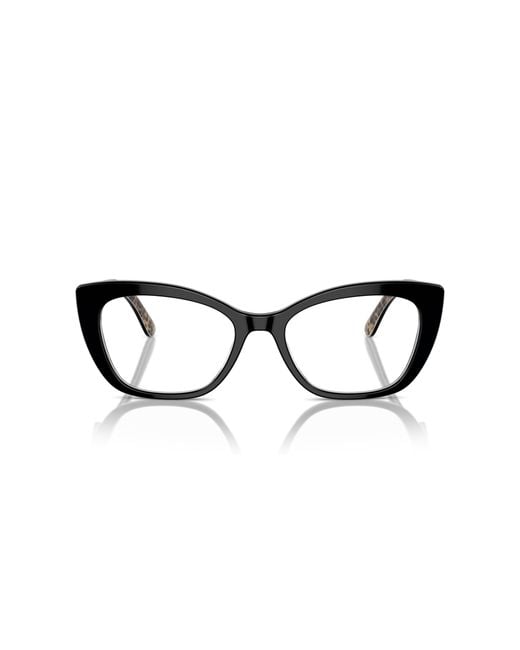 Dolce & Gabbana Black Dg3360 3299 Optical Frames Acetate Transparent Cat Eye Normal