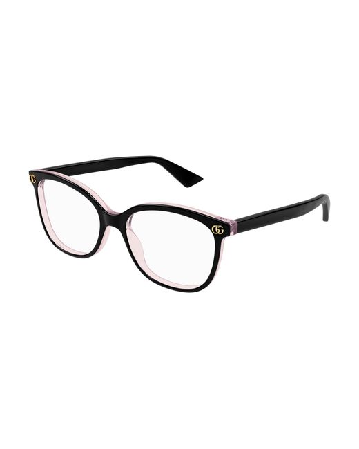 Gucci Black Gg1816O 003 Optical Frames Acetate Transparent Squared