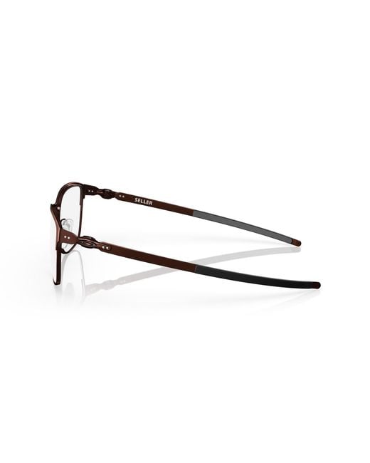 Oakley Black Ox3248 Seller 324805 Optical Frames Metal Squared for men