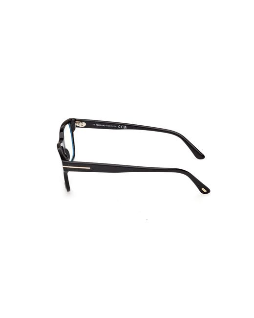 Tom Ford Black Ft6120-B 001 Optical Frames Acetate Squared Normal for men