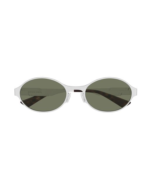 Bottega Veneta Black Bv1456S 002 Sunglasses Metal Round