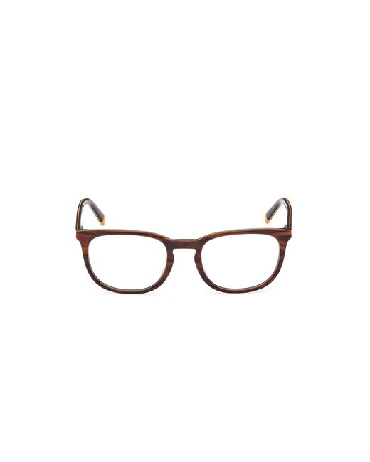 Timberland Black Tb50096-H 062 Optical Frames Acetate Round Normal for men