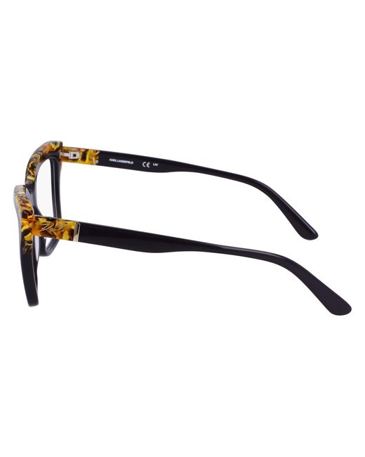 Karl Lagerfeld Black Kl6130 542 Optical Frames Acetate Squared Normal Normal