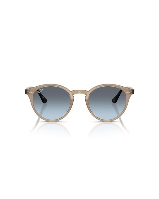 Ray-Ban Black Rb2180 Sunglasses Frame Blue Lenses