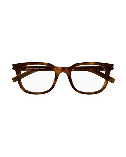 Saint Laurent Black Sl 840 003 Optical Frames Acetate Transparent Round