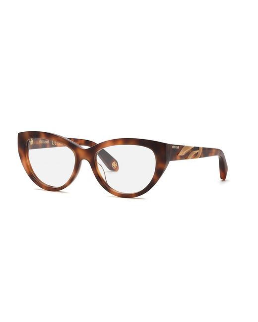 Roberto Cavalli Black Vrc024M 02Bv Optical Frames Acetate Cat Eye
