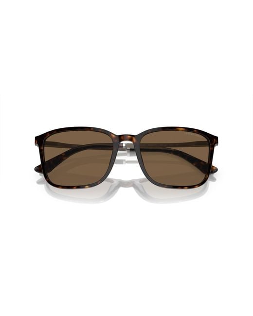Giorgio Armani Black Ar8197 502673 Sunglasses Acetate Squared Normal for men