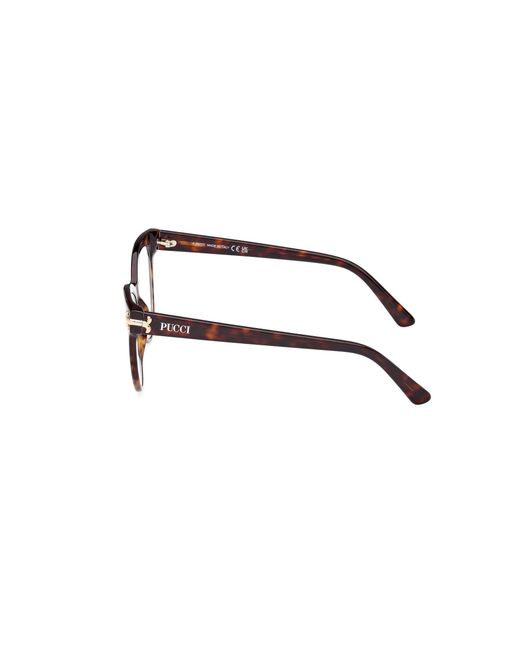 Emilio Pucci Black Ep5245 052 Optical Frames Acetate Cat Eye Normal