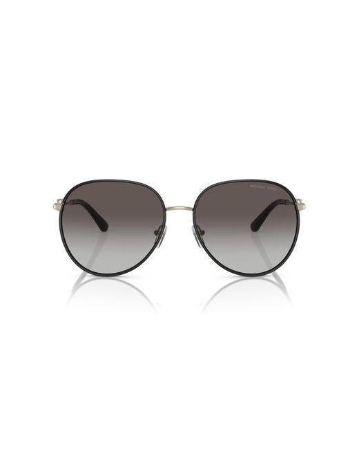 Michael Kors Black Mk1128J Empire 10148G Sunglasses Metal Pilot Normal Shaded
