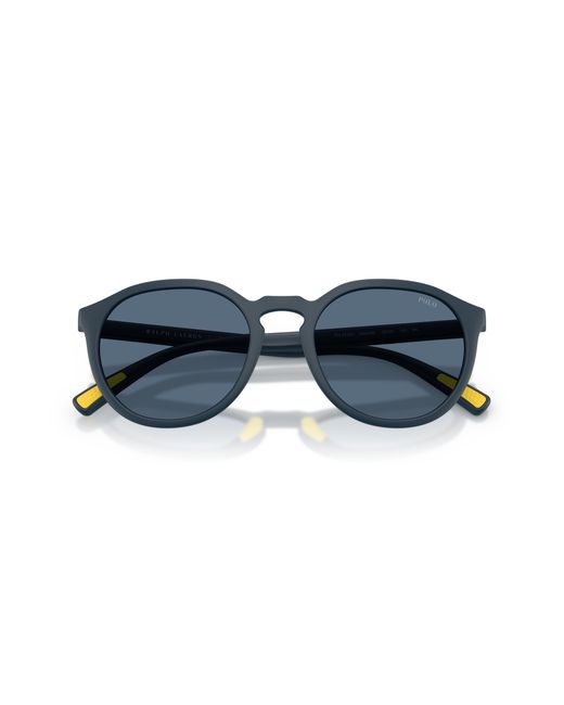 Polo Ralph Lauren Black Ph4232U 590480 Sunglasses Injected Round Normal for men
