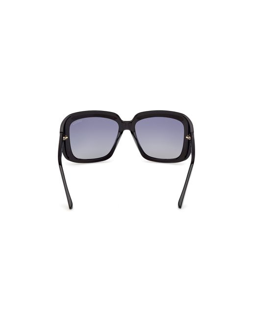 Guess Black Gu00288 01D Sunglasses Injected Smoke Squared Polarized