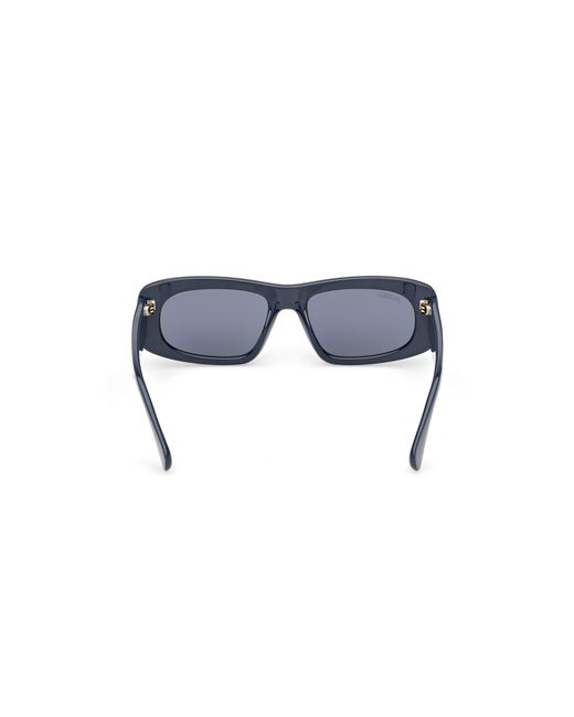 MAX&Co. Black Mo0142 90V Sunglasses Injected Squared Normal