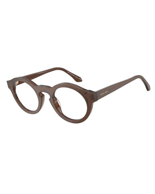 Giorgio Armani Black Ar7292U 6394 Optical Frames Acetate Transparent Pantos Normal