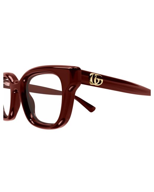 Gucci Black Gg1831O 007 Optical Frames Injected Transparent Squared