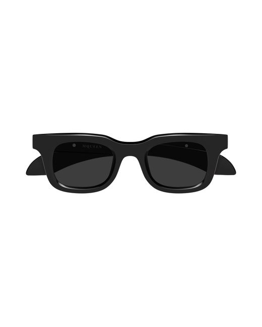 McQueen Black Am0547S 001 Sunglasses Acetate Squared for men