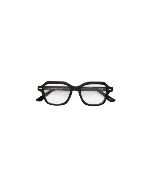 Retrosuperfuture Black Mss Numero 130 Optical Frames Acetate Squared