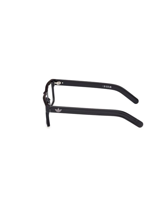Adidas Black Or5107 001 Optical Frames Acetate Squared Normal for men
