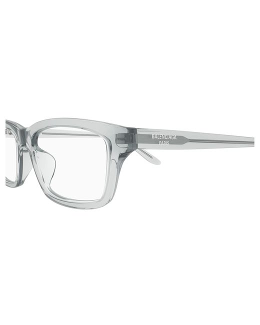 Balenciaga Black Bb0439O 005 Optical Frames Acetate Transparent Squared for men