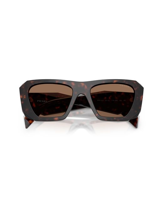 Prada Black Pr B18S 17N06B Sunglasses Acetate Squared Normal