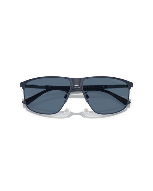 Emporio Armani Black Ea2094 301880 Sunglasses Metal Pillow for men