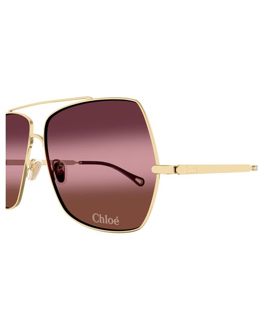 Chloé Black Ch0278S 003 Sunglasses Metal Squared