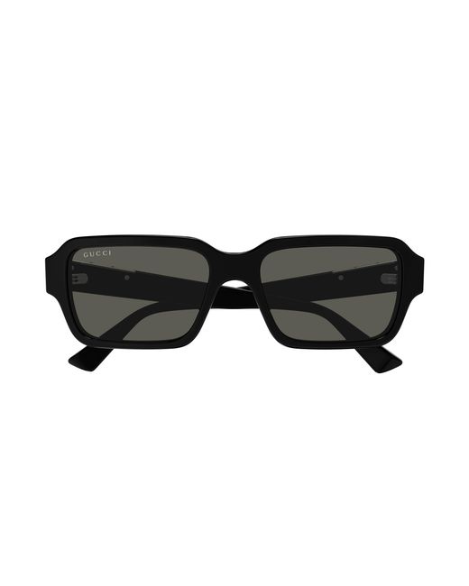 Gucci Black Gg1887S 001 Sunglasses Acetate Squared for men