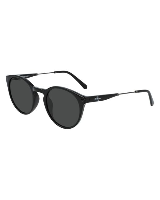 Calvin Klein Black Ckj20705S 001 Sunglasses Plastic Round Photochromatic Photochromatic