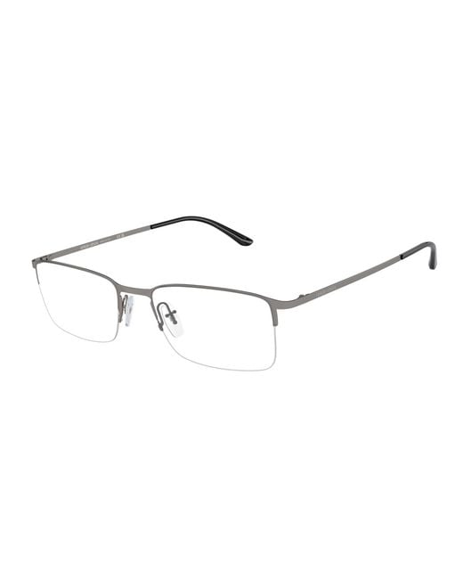 Giorgio Armani Black Ar5010 3003 Optical Frames Steel Squared Normal for men