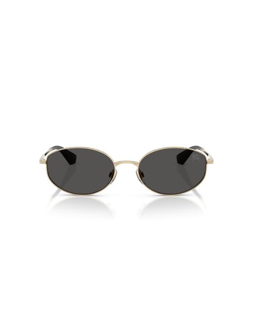 Burberry Black Be3169 110987 Sunglasses Metal Round Normal