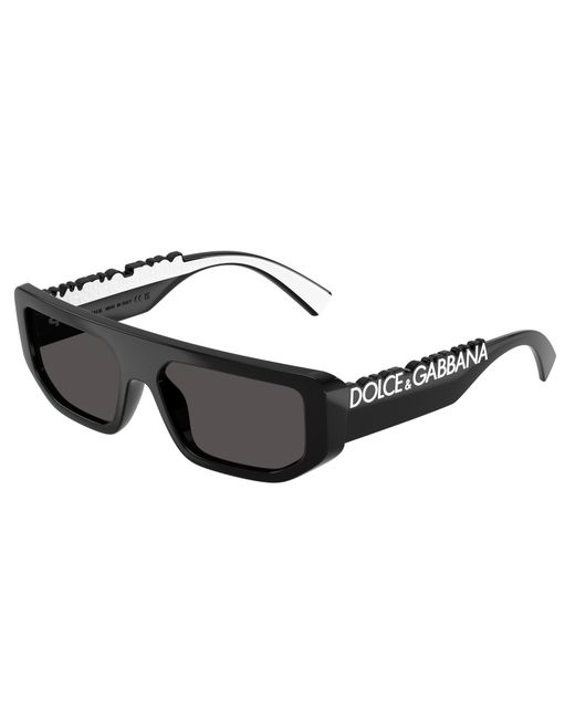Dolce & Gabbana Black Dg6203 501/87 Sunglasses Injected Squared Normal