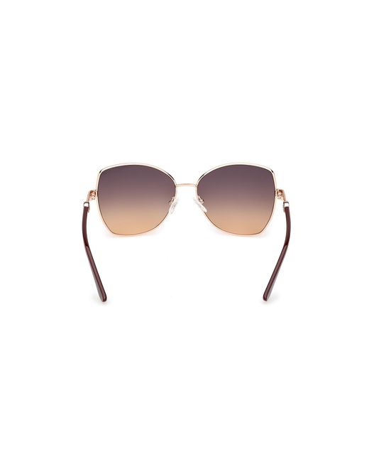 Guess Black Gu00259 28B Sunglasses Metal Smoke Butterfly Normal