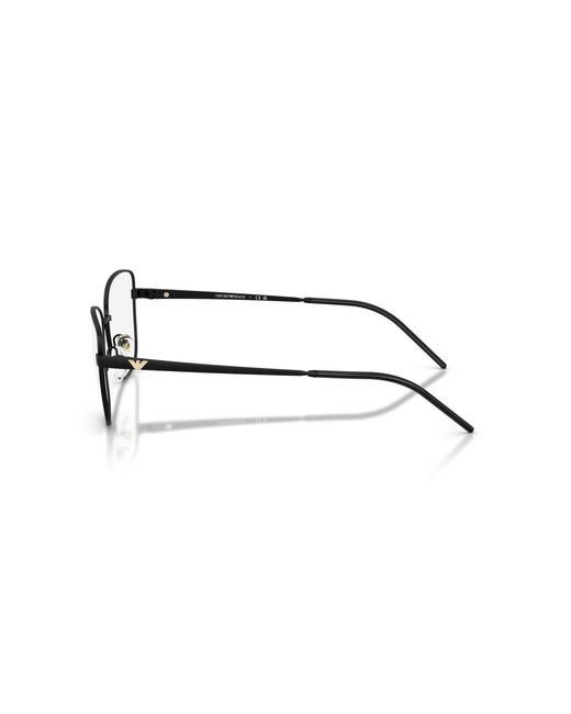 Emporio Armani Black Ea1172 3001 Optical Frames Metal Geometric Normal