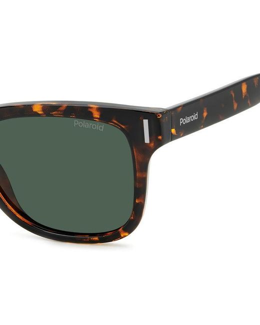 Polaroid Green Pld 6206/S 086/Uc Sunglasses Polycarbonate Squared Polarized