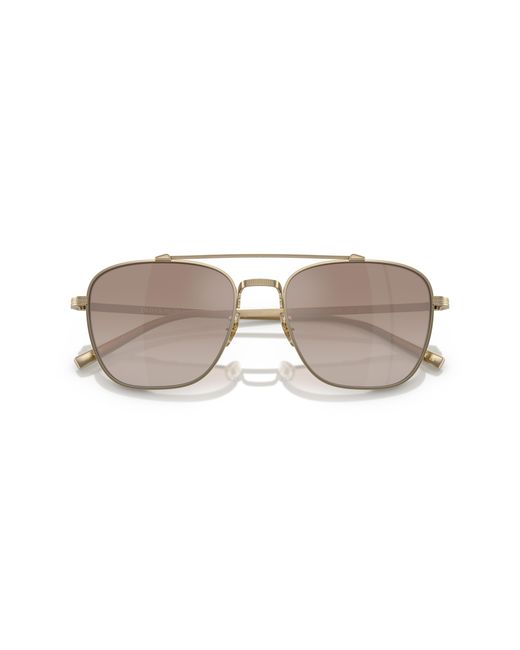 Oliver Peoples Black Ov1349St Avison 5035Q1 Sunglasses Titanium Pilot Normal for men