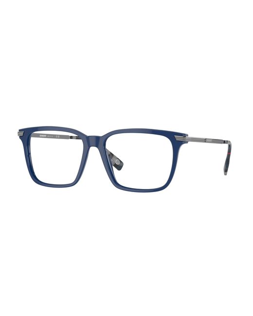 Burberry Black Be2378 Ellis 4058 Optical Frames Acetate Transparent Squared Normal for men
