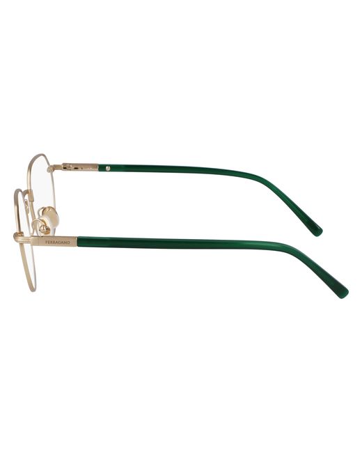 Ferragamo Black Sf2233 711 Optical Frames Acetate Round Normal