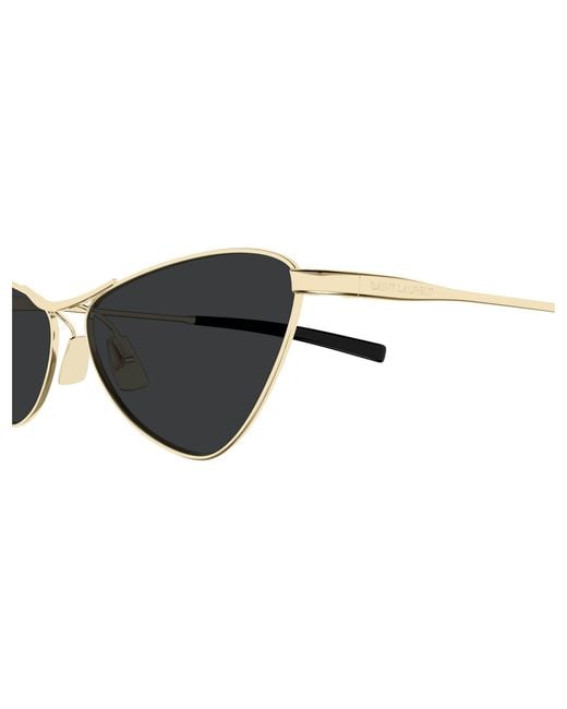 Saint Laurent Black Sl 830 002 Sunglasses Metal Cat Eye