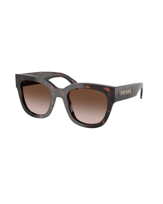 Prada Black Pr C04S 17N80A Sunglasses Acetate Squared Normal Shaded