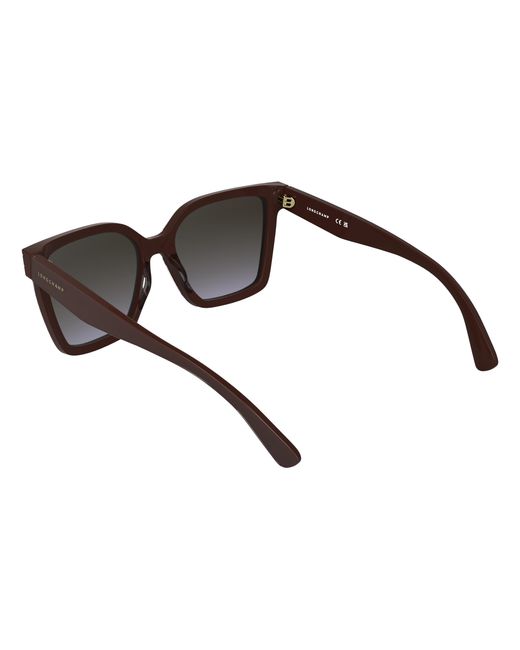 Longchamp Black Lo802S 609 Sunglasses Acetate Squared Normal