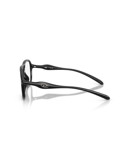 DIESEL Black Dl6008U 2001 Optical Frames Injected Round Normal