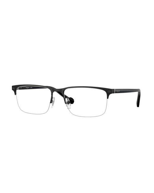 Vogue Eyewear Black Vo4292 352S Optical Frames Metal Squared Normal for men