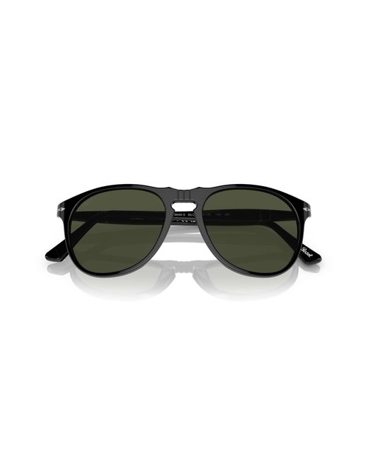 Persol Black Po9649S 95/31 Sunglasses Plastic Pilot Normal for men