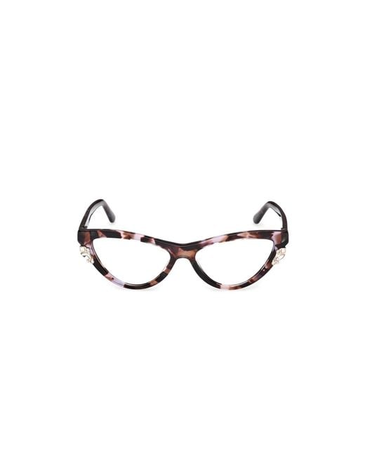 Guess Black Gm50047 083 Optical Frames Acetate Cat Eye Normal