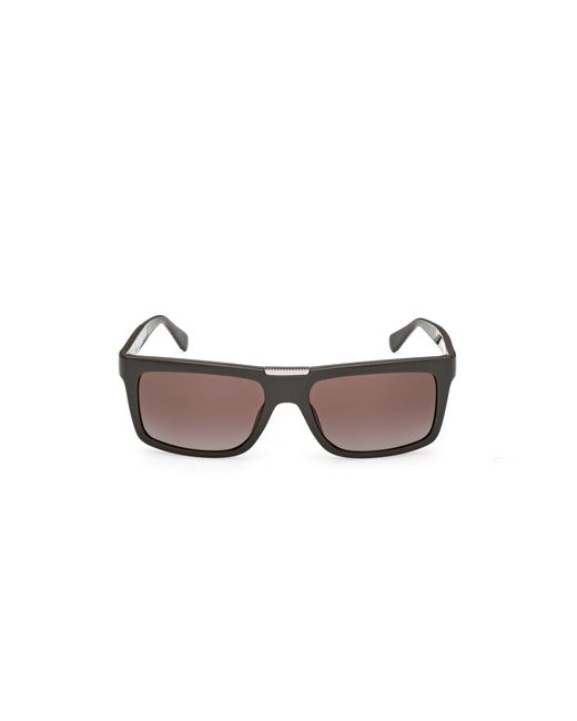 Guess Black Gu00274 96F Sunglasses Injected Squared Normal for men