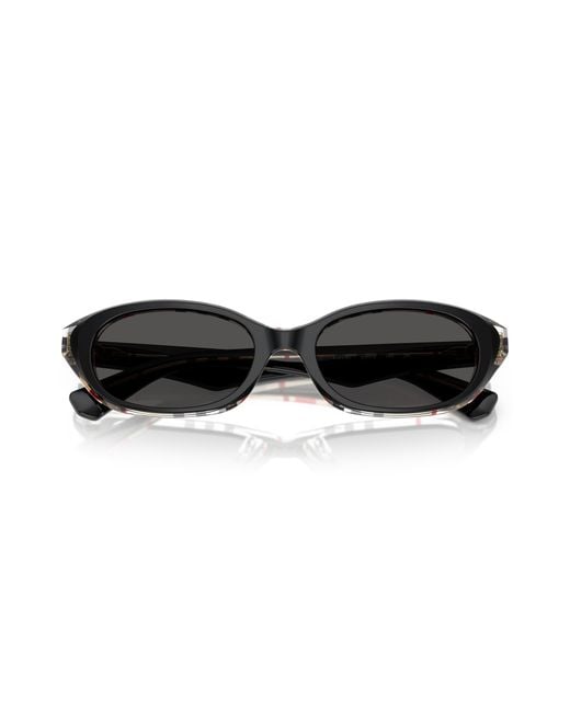 Burberry Black Be4447D 412187 Sunglasses Acetate Round Normal